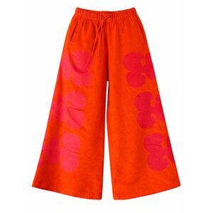 Adidas x Marimekko Collab - Wide Leg Pants Orange - Size S